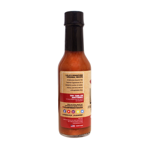 hot sauce, lola, natural, pepper, spicy, nongmo, gluten free, ghost pepper, hot, lolas fine hot sauce