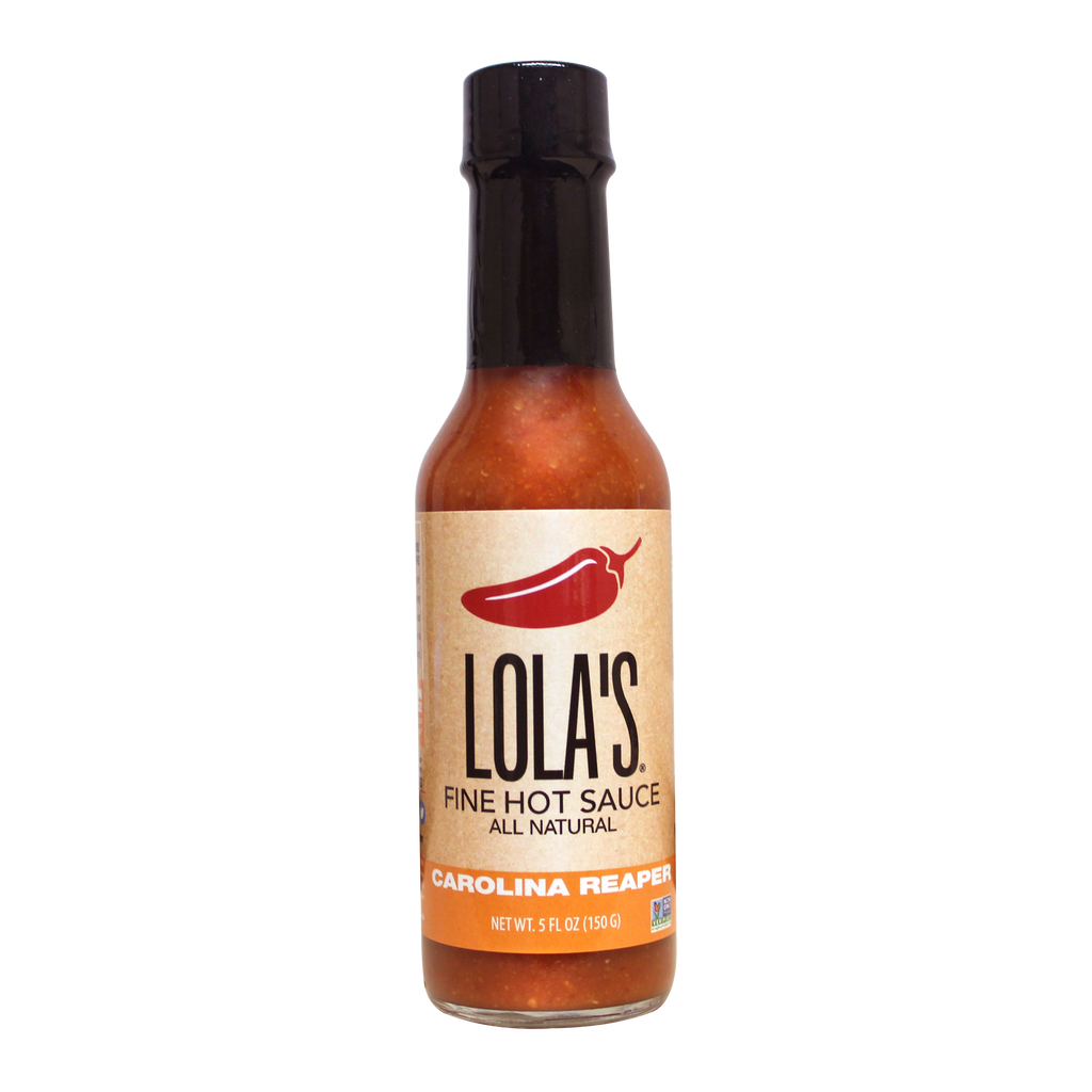 hot sauce, lola, natural, pepper, spicy, nongmo, gluten free, ghost pepper, hot, lolas fine hot sauce