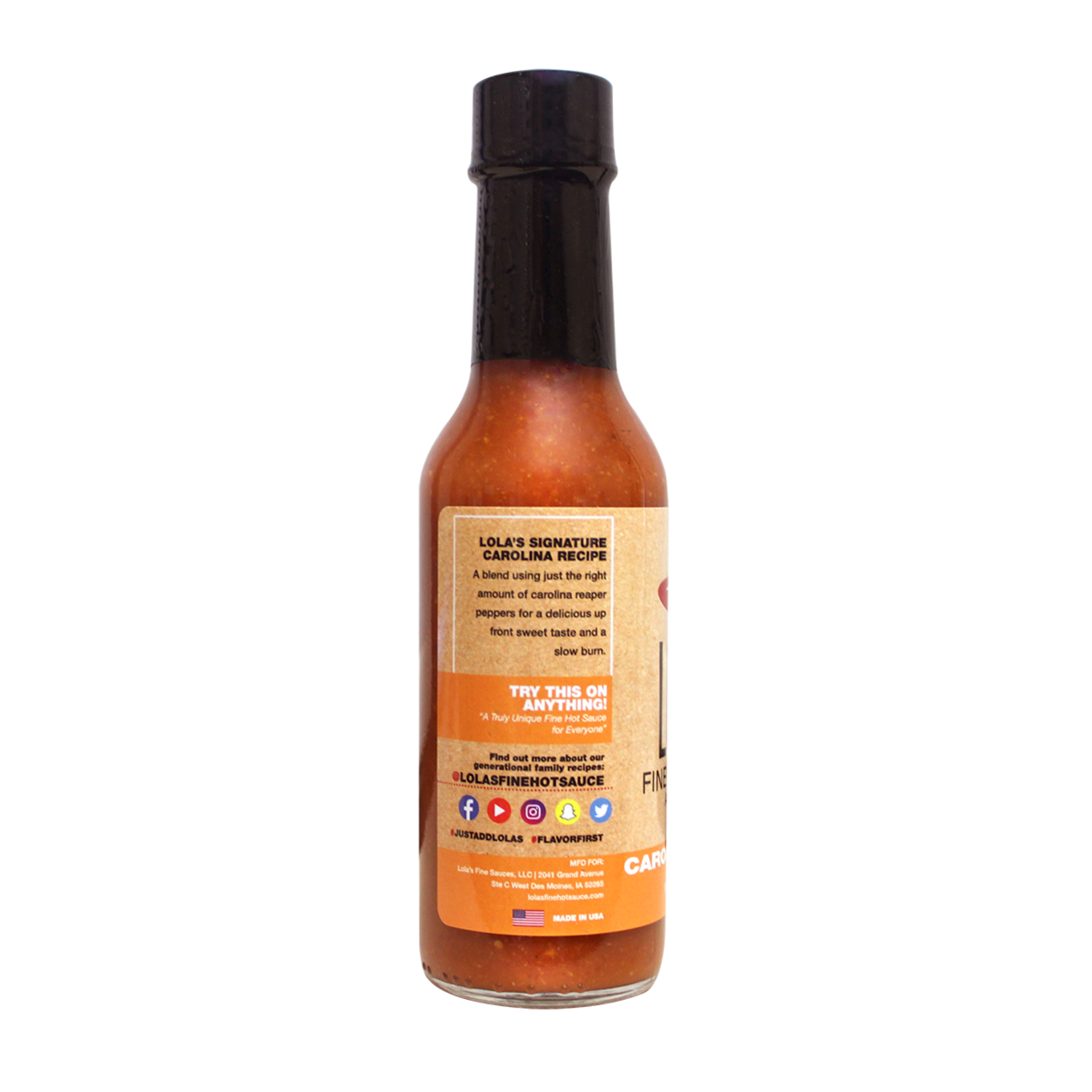 Lola's Fine Hot Sauce 3 Pack Carolina Reaper (5oz)