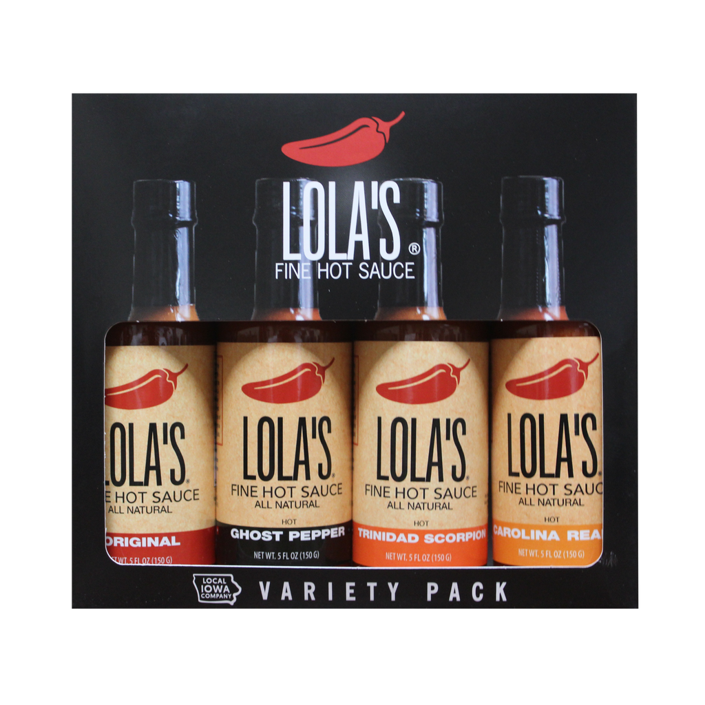 Lola's Fine Hot Sauce Gift Set (All 4 flavors 5 oz)