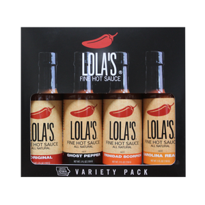 Lola's Fine Hot Sauce Gift Set (All 4 flavors 5 oz)