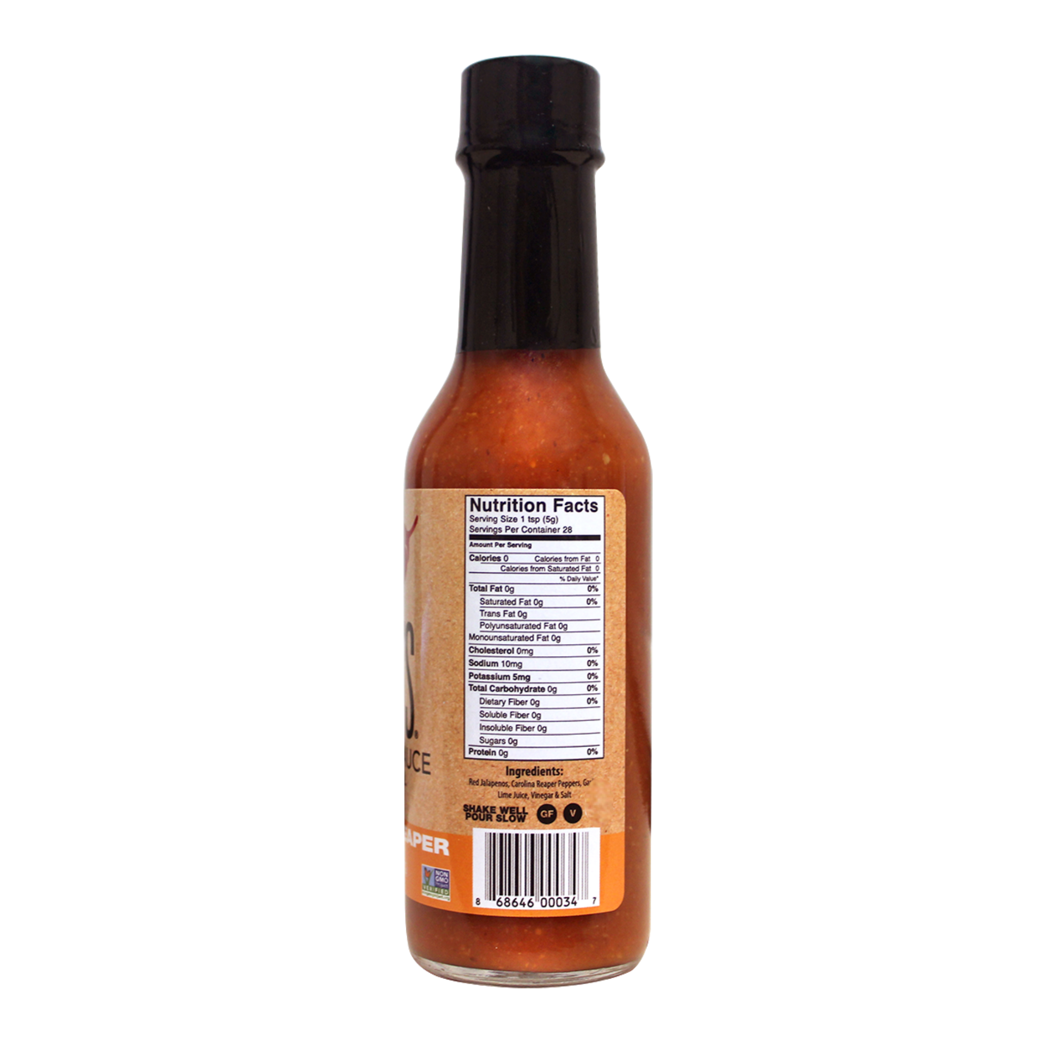 Lola's Fine Hot Sauce Carolina Reaper